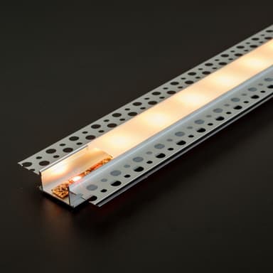 Profil LED incastrat Phenom Aluminiu pentru rigips 1m