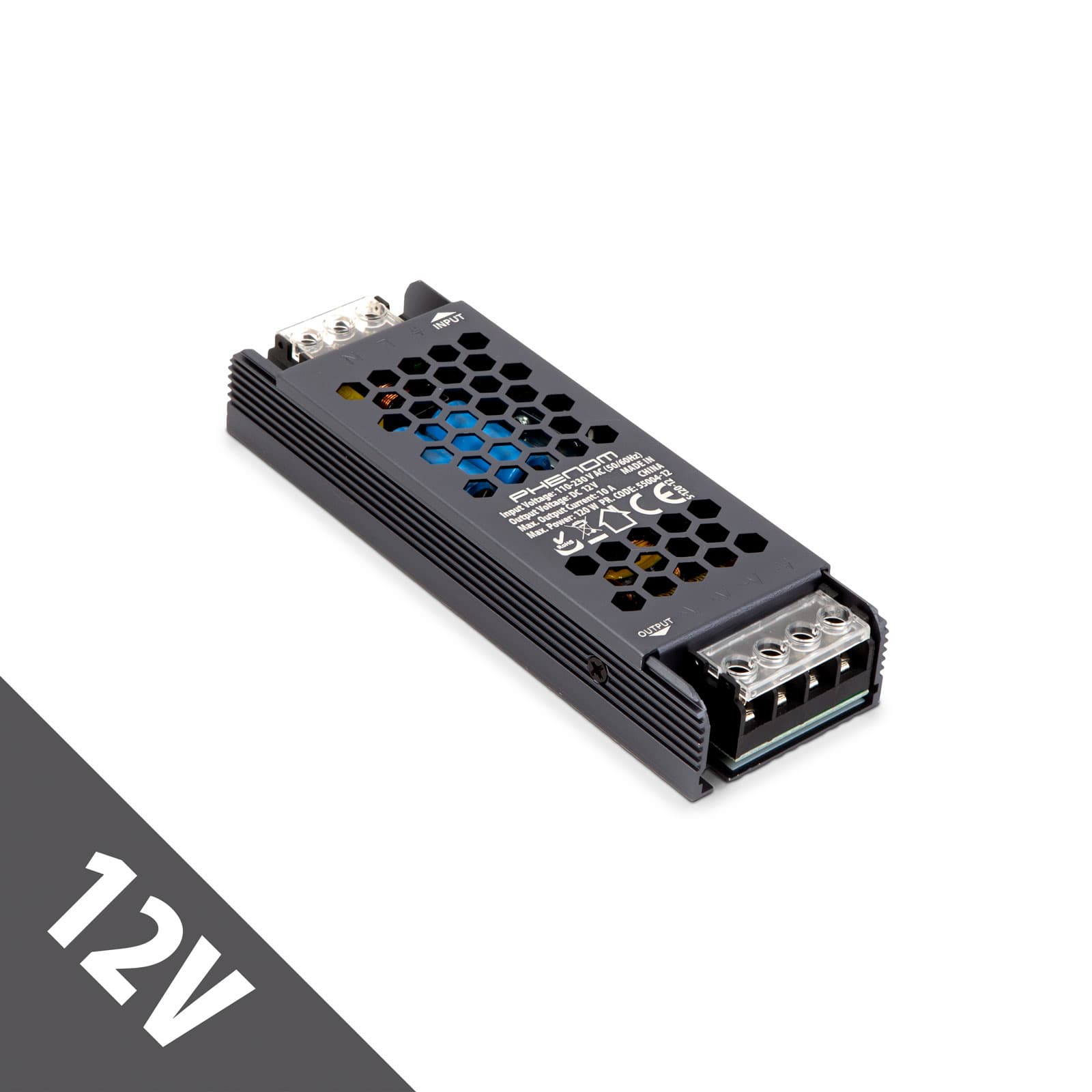 Sursa alimentare LED Phenom 12V 10A 120W stabilizata — imagine 1