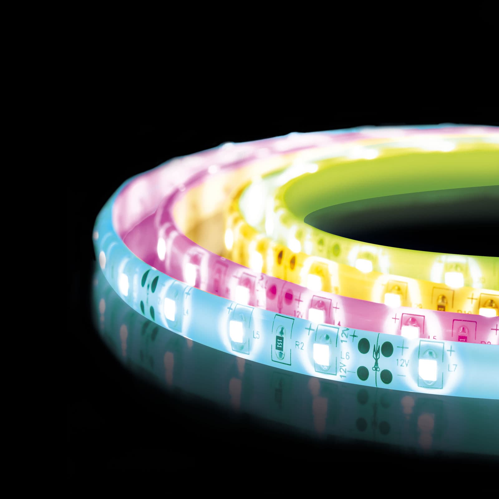 Banda LED RGB smart Phenom 2x5m WiFi Tuya control app Alexa Google — imagine 1