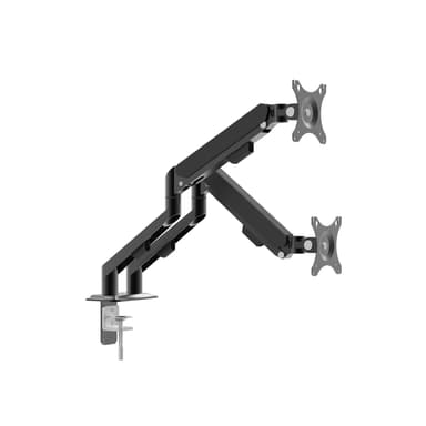 Suport dublu pentru monitor si TV, montare pe birou, brate telescopice, VESA
