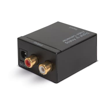 Convertor Audio Digital-Analog Delight Toslink / S-PDIF la 2xRCA, DAC Stereo cu Alimentare USB