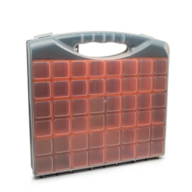 Cutie organizator Handy pentru accesorii cu compartimente detasabile si capac transparent