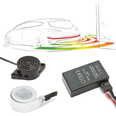Senzor parcare banda electromagnetica MNC 220 cm fara gaurire auto universala 12V
