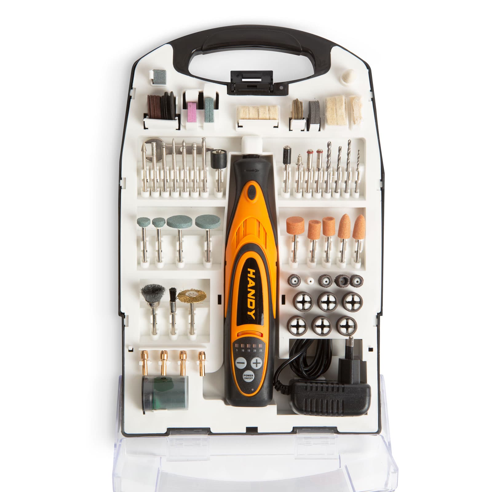 Set de unelte de bricolaj, burghiuri si polizore - Handy — imagine 1