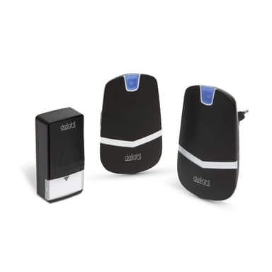 Sonerie wireless kinetica Delight fara baterii 2 receptoare 100m IP44