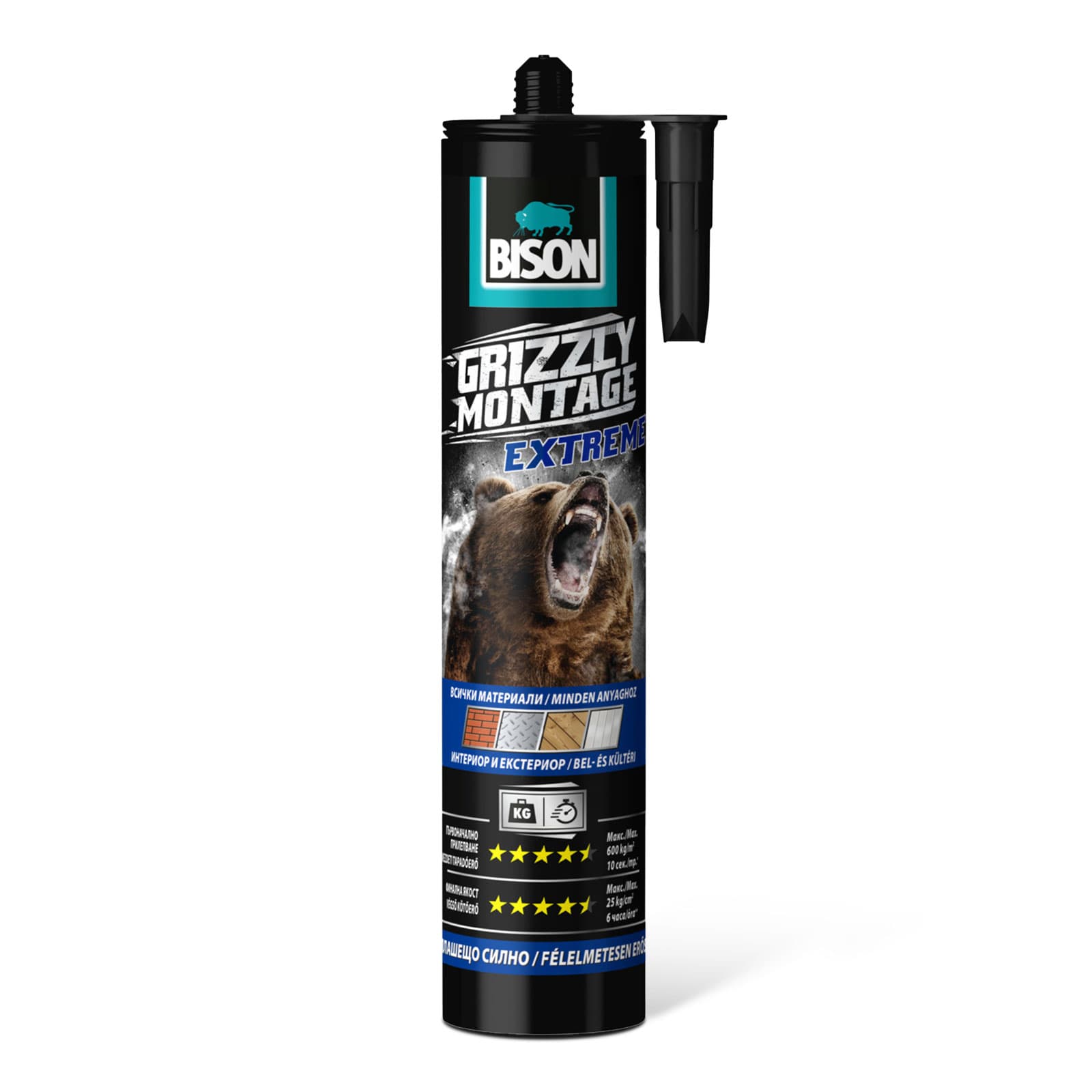 Adeziv de montaj Bison Grizzly Extreme 435 g aderenta instantanee — imagine 1