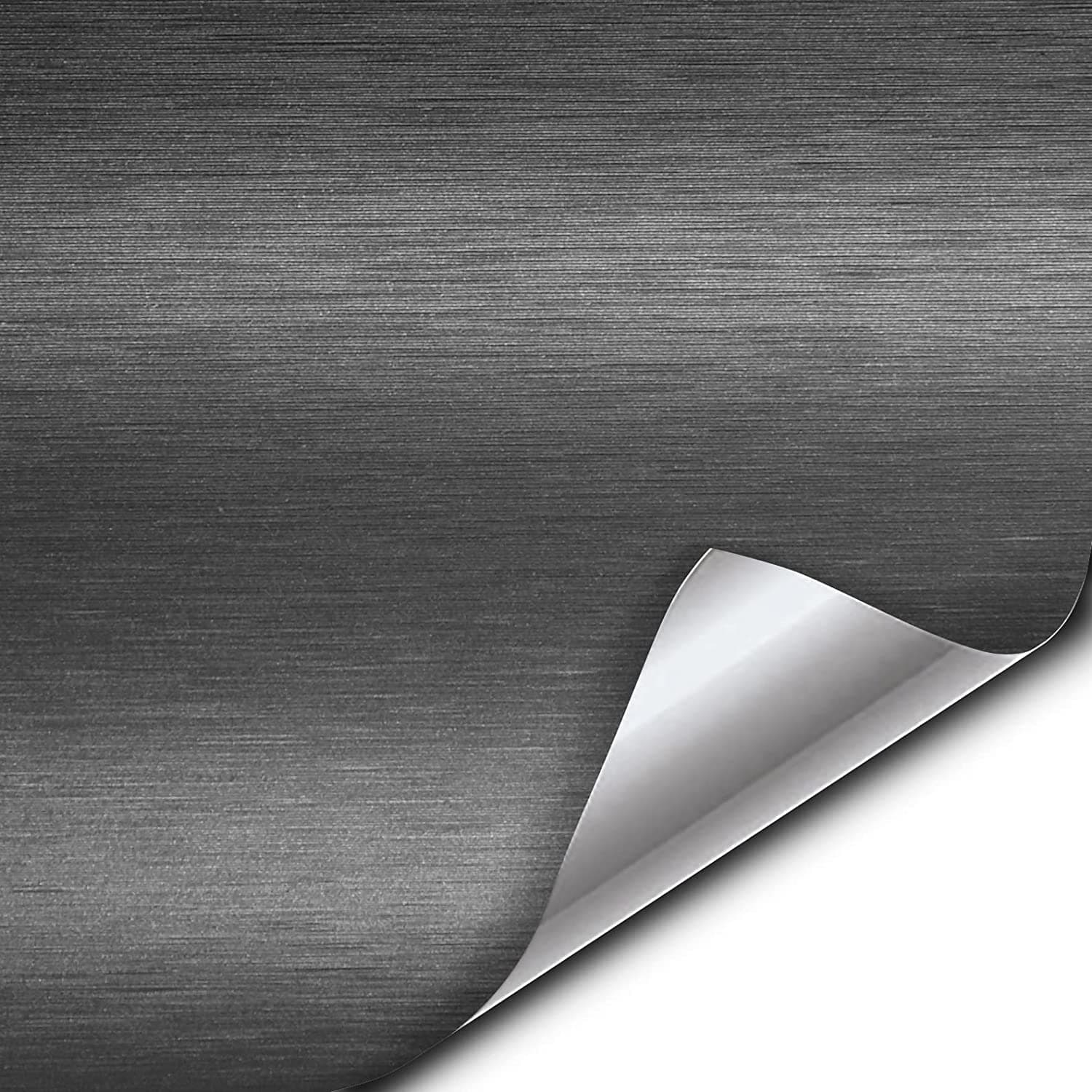 Folie colantare auto Aluminiu Polisat Antracit — imagine 1
