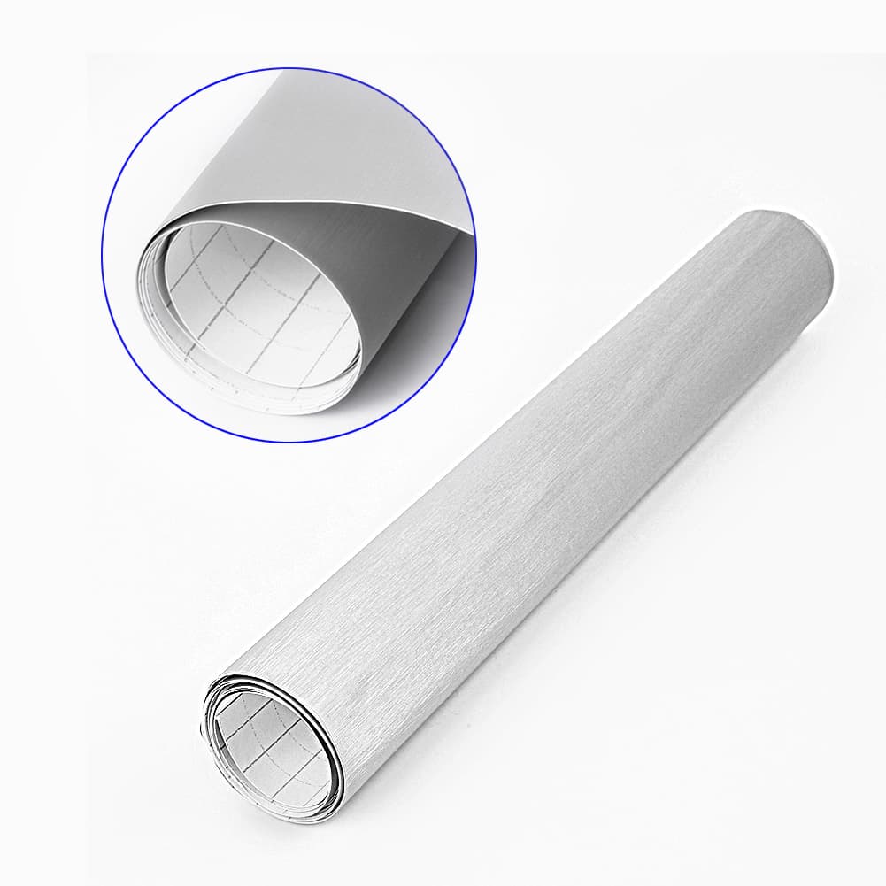 Folie colantare auto Aluminiu Polisat Argintiu — imagine 4