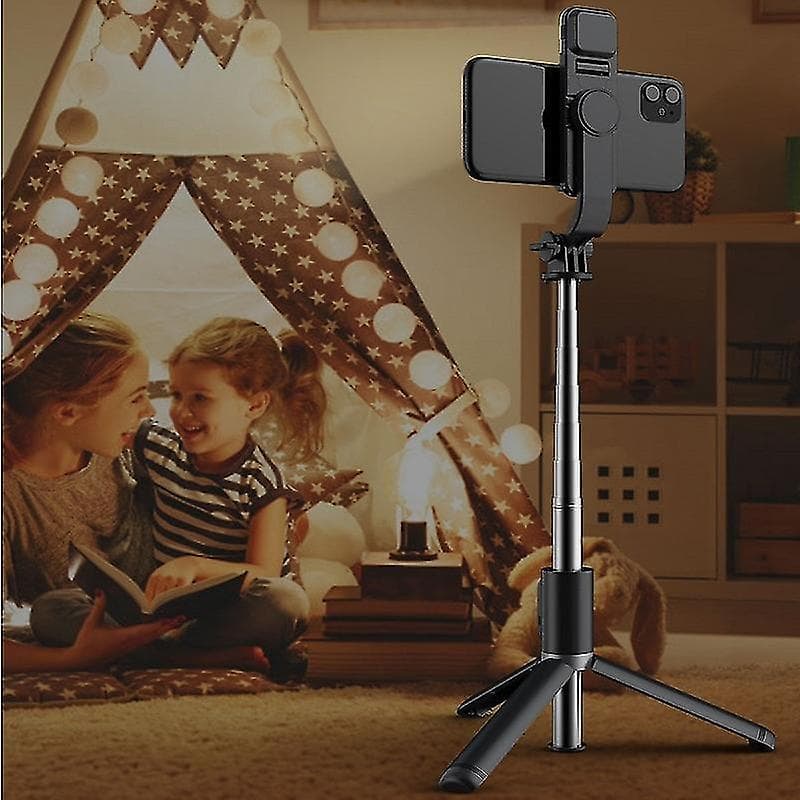 Selfie Stick Trepied Set 3in1 cu Lampa LED Conectare Bluetooth — imagine 5