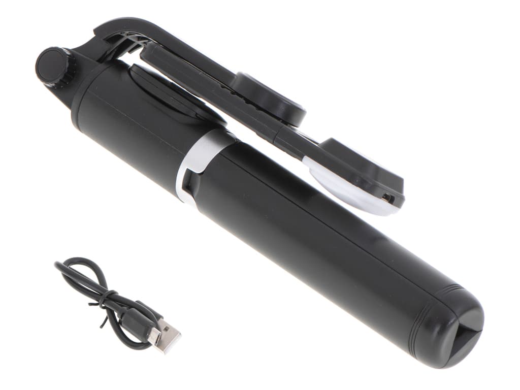 Selfie Stick Trepied Set 3in1 cu Lampa LED Conectare Bluetooth — imagine 15