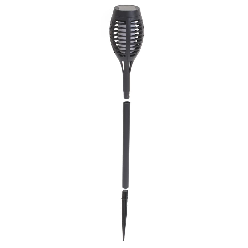 Lampi solare de gradina tip torca, set 4 bucati cu 12 LED-uri — imagine 4