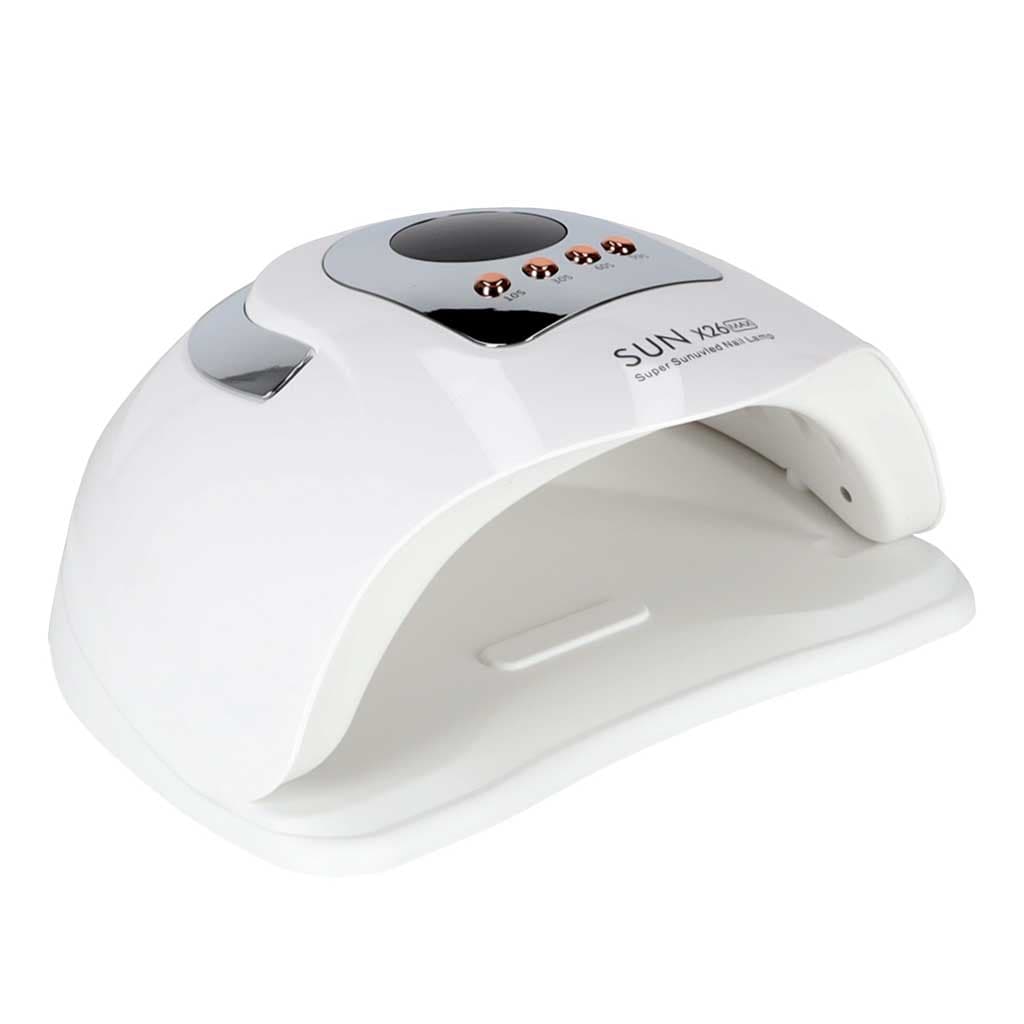 Lampa UV LED hibrid SUN X26 MAX 380W 81 LED-uri pentru unghii gel — imagine 1