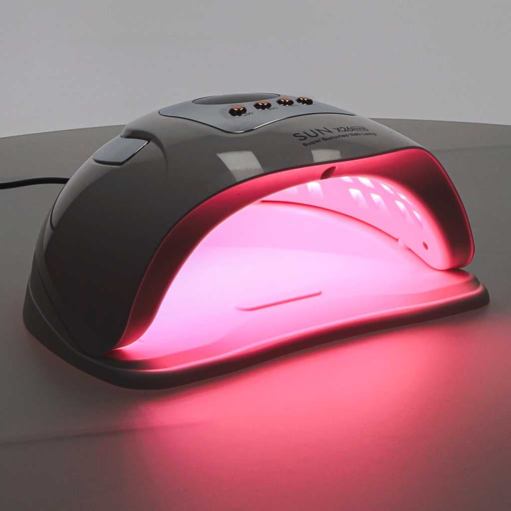 Lampa UV LED hibrid SUN X26 MAX 380W 81 LED-uri pentru unghii gel — imagine 2
