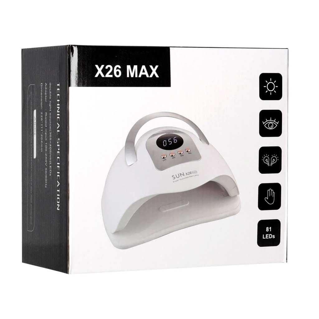Lampa UV LED hibrid SUN X26 MAX 380W 81 LED-uri pentru unghii gel — imagine 12