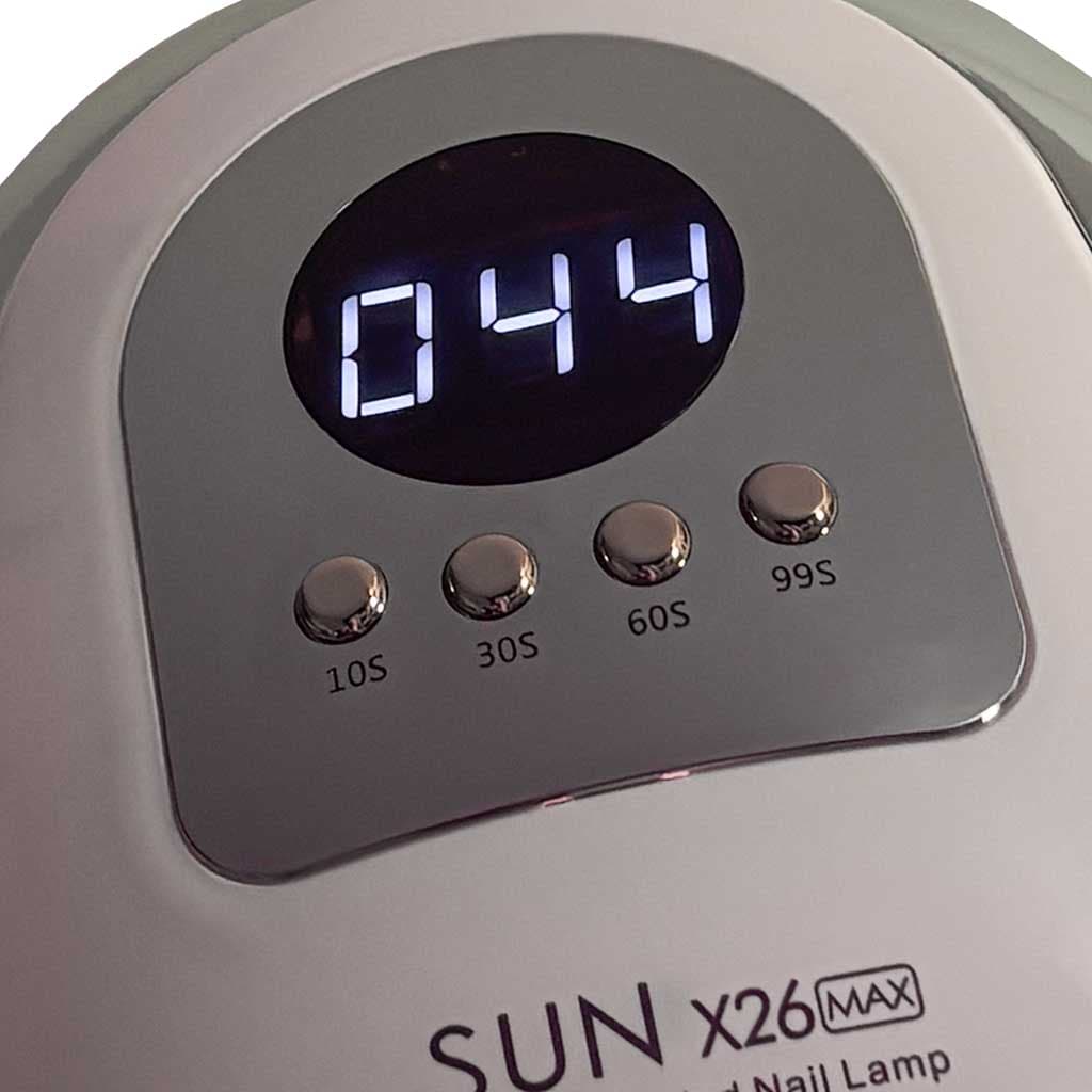 Lampa UV LED hibrid SUN X26 MAX 380W 81 LED-uri pentru unghii gel — imagine 13