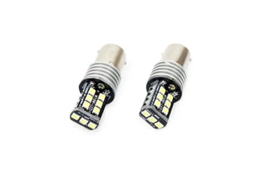 Set becuri auto LED CANBUS compatibil P21W BA15S 15 SMD 7.5W Alb 12/24V AMIO
