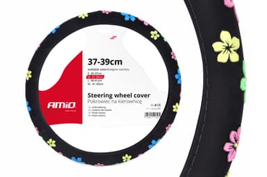 Husa volan AMIO model Floral SWC-13-M (37-39cm)