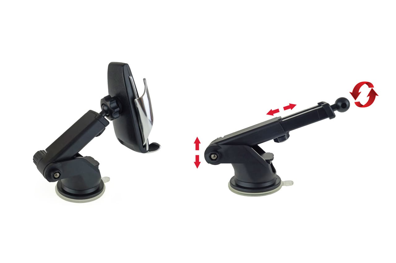 Suport auto pentru telefon cu incarcare wireless AMIO PHW-01 — imagine 4