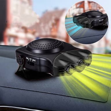 Aeroterma Auto 2in1 AMIO Ventilator Incalzitor Auto 12V Putere 150W cu mufa de bricheta