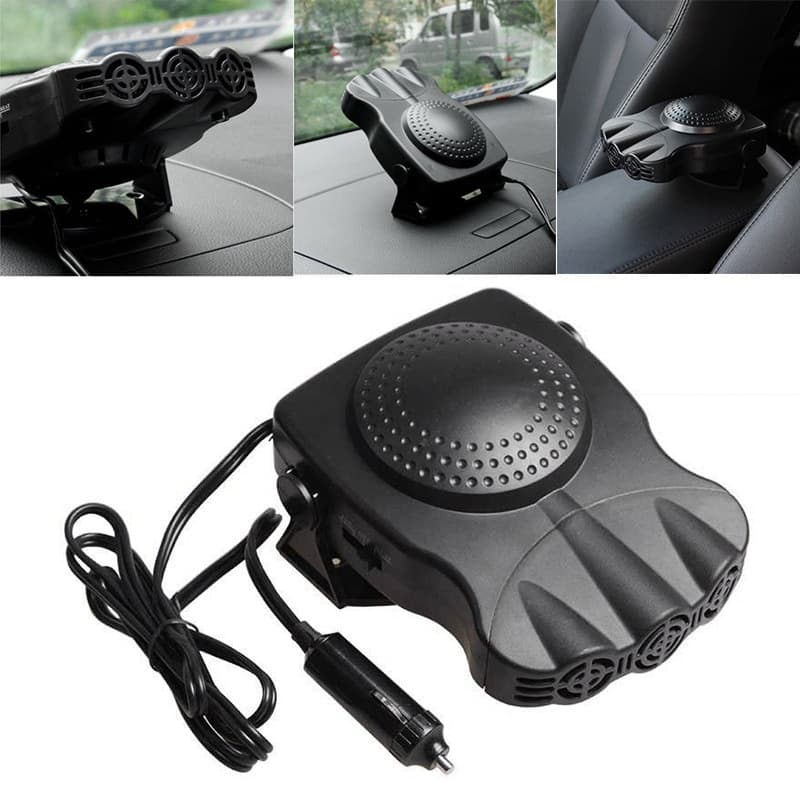 Aeroterma Auto 2in1 AMIO Ventilator Incalzitor Auto 12V Putere 150W cu mufa de bricheta — imagine 4