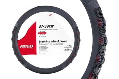 Husa volan AMIO model Honeycomb SWC-25-M (37-39cm)