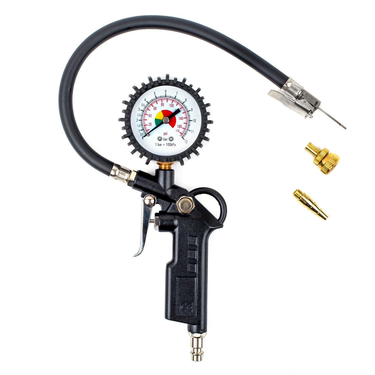 Set de instrumentele pneumatice AMIO 6 piese pentru umflare roti si suflare cabina camion — imagine 2