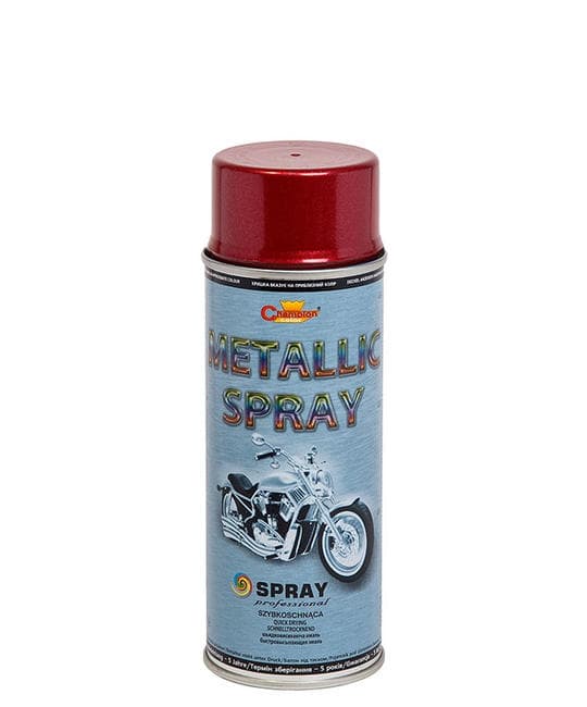 Spray Vopsea Metalizat Acrilic Rosu 400ml Champion Color — imagine 1