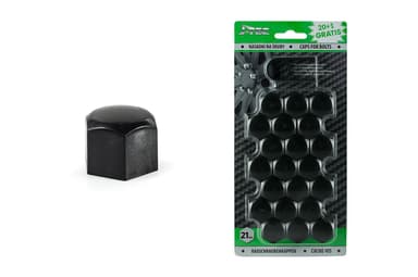 Set capace prezoane J-TEC 21 mm Negru