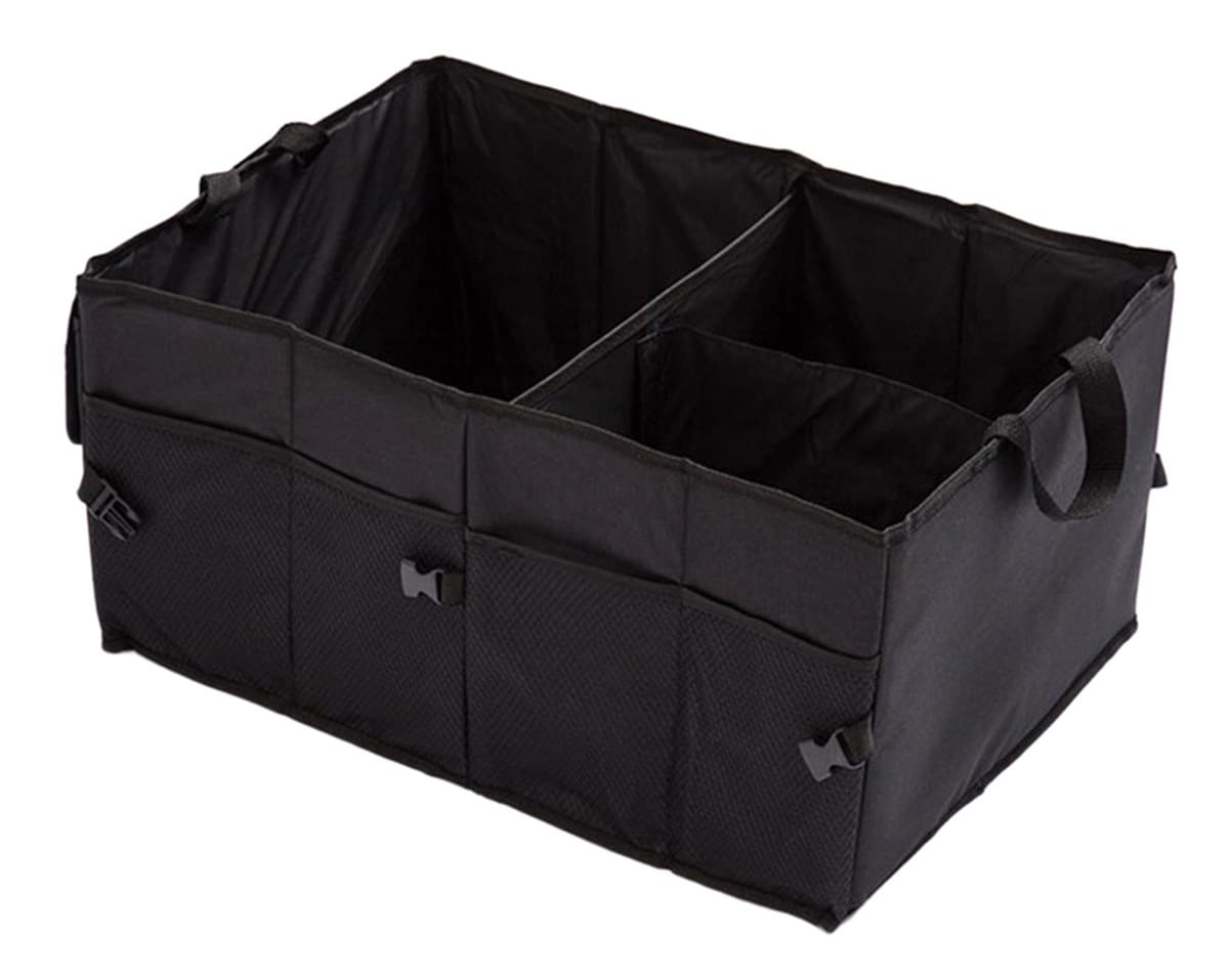 Organizator portbagaj auto cu 9 buzunare, 55 x 38 x 26cm, neagra — imagine 4