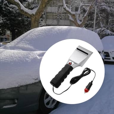 Racleta de gheata electrica, incalzita, alimentata 12V