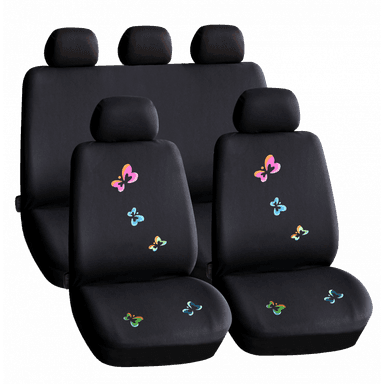 Set huse scaun auto universale 9 piese model BUTTERFLY