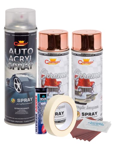 Kit reparatie si vopsire jante AVEX.ro Culoare Cupru Metalic