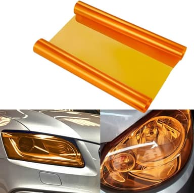 Folie protectie faruri auto Oracal Orange 034
