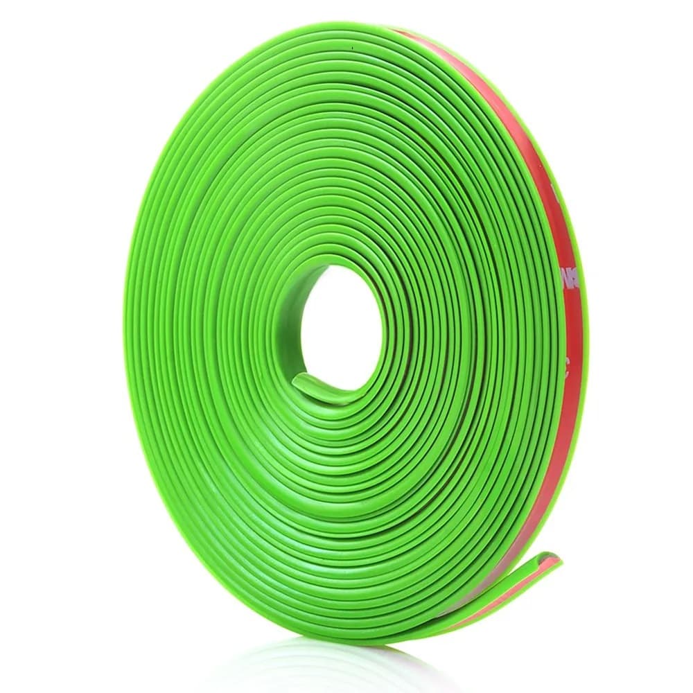 Ineluri de protectie jante, adezive, plastic flexibil - VERDE — imagine 1