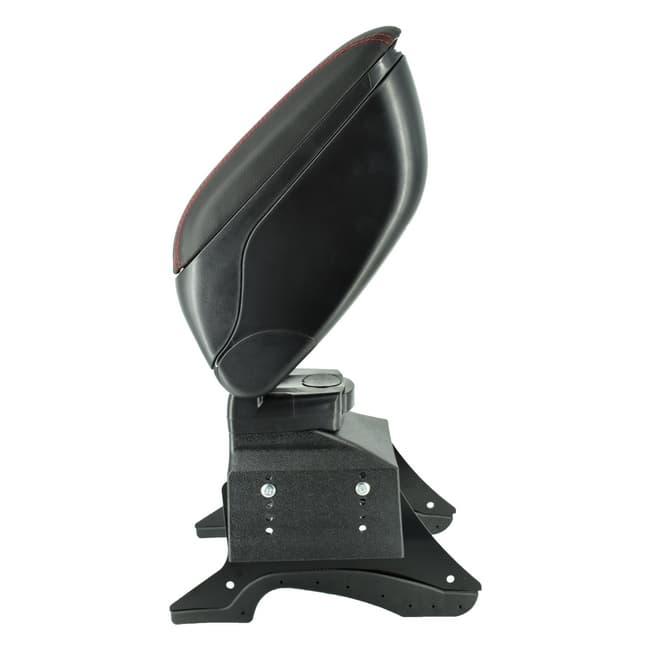 Cotiera auto universala cu cusatura rosie, AVX-T5433 — imagine 3