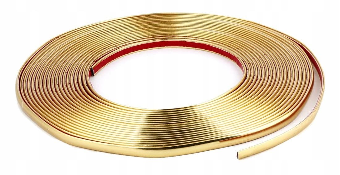 Rola Ornament autoadeziv 12mm x 15m Crom GOLD — imagine 4