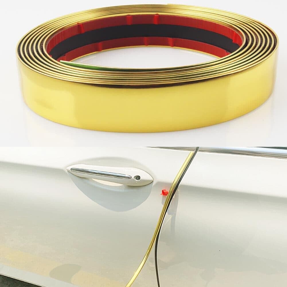Rola Ornament autoadeziv 20mm x 15m Crom GOLD — imagine 1