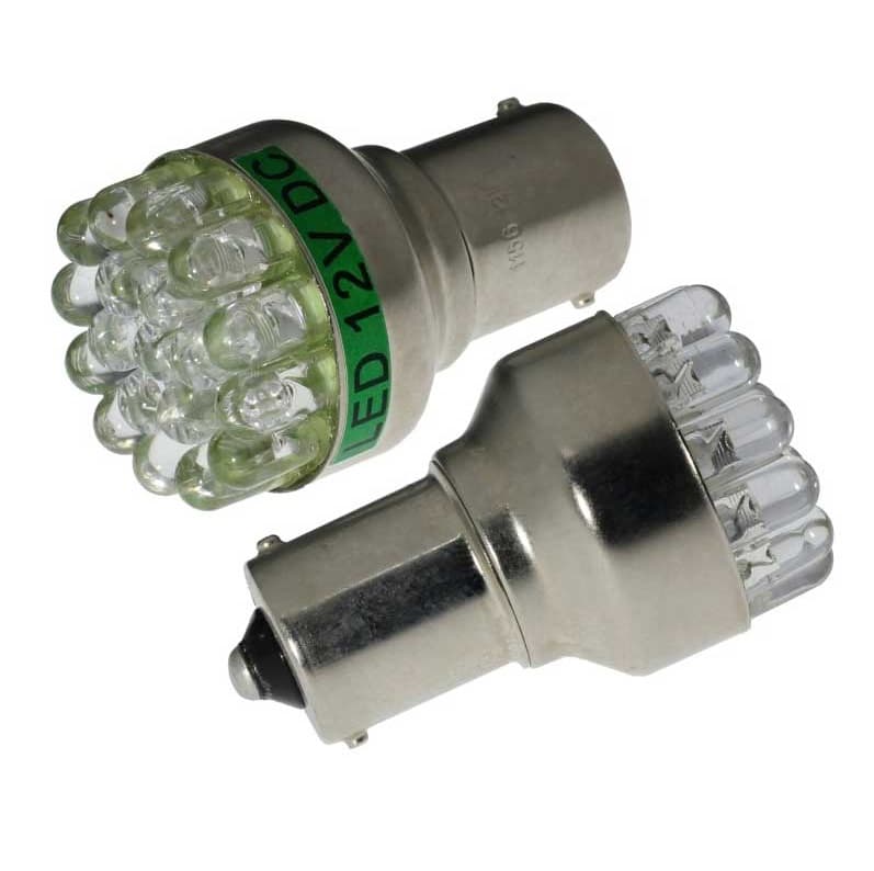 Sirena de mers inapoi cu bec LED 12V, BA15S — imagine 1