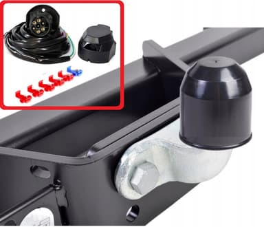Kit cablaj pentru montaj carlig remorca, priza 7 pini, 1.5m