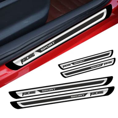 Protectii Praguri Set 4 bucati Autocolant Crom Imitatie ORACAL