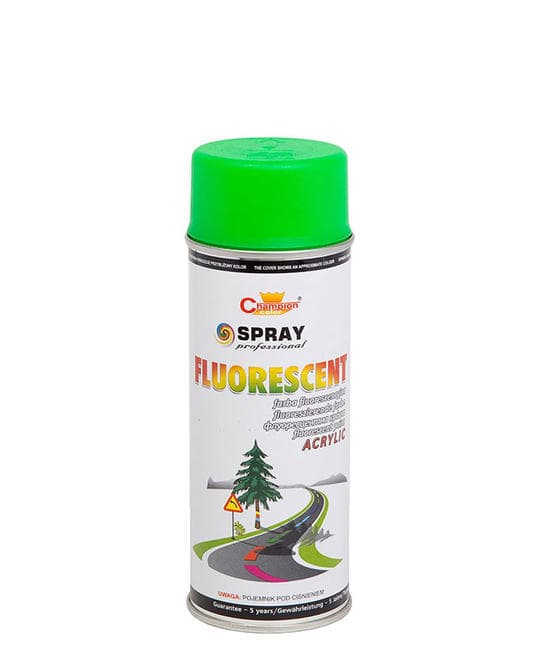 Spray Vopsea Fluorescent Champion Color 400ml Verde — imagine 1