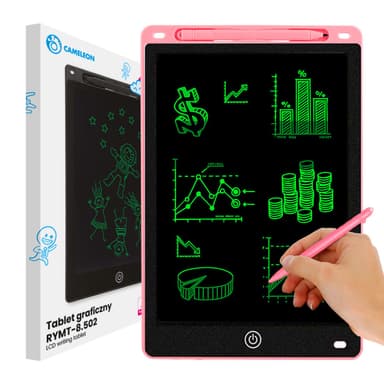 Tableta grafica pentru copii, 10 inch, roz