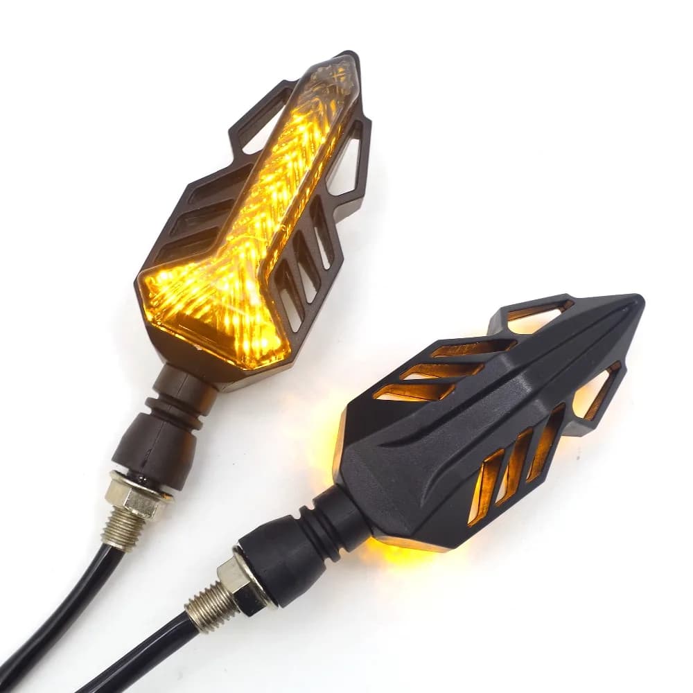 Lampile de semnalizare moto Set 2 model T-SHAPE ARROW tensiune 12V — imagine 1