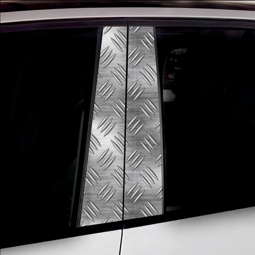 Stickere decorative pentru stalpii usilor autoturism print autoadeziv — imagine 1