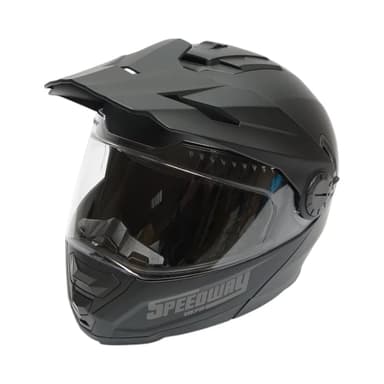 Casca motocross integrala Lion, negru mat, XL