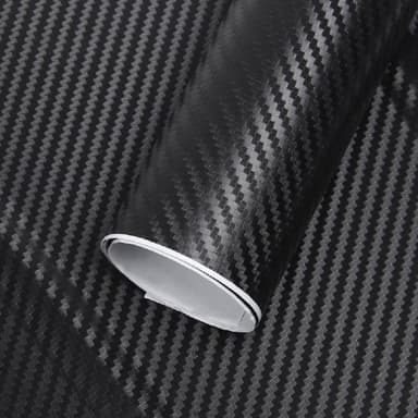 Folie colantare auto Carbon 3D, neagra, 28m x 1.27m