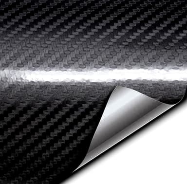 Folie colantare auto Carbon 5D Lacuit Negru, 18m x 1,52m