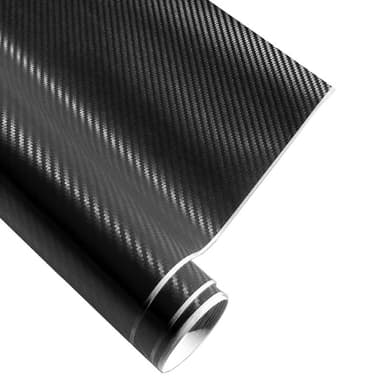 Material textil autoadeziv carbon 3D, negru, 150 x 100cm