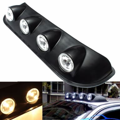 Set proiectoare halogen H3 pentru plafon off-road, 4 bucati, 12V