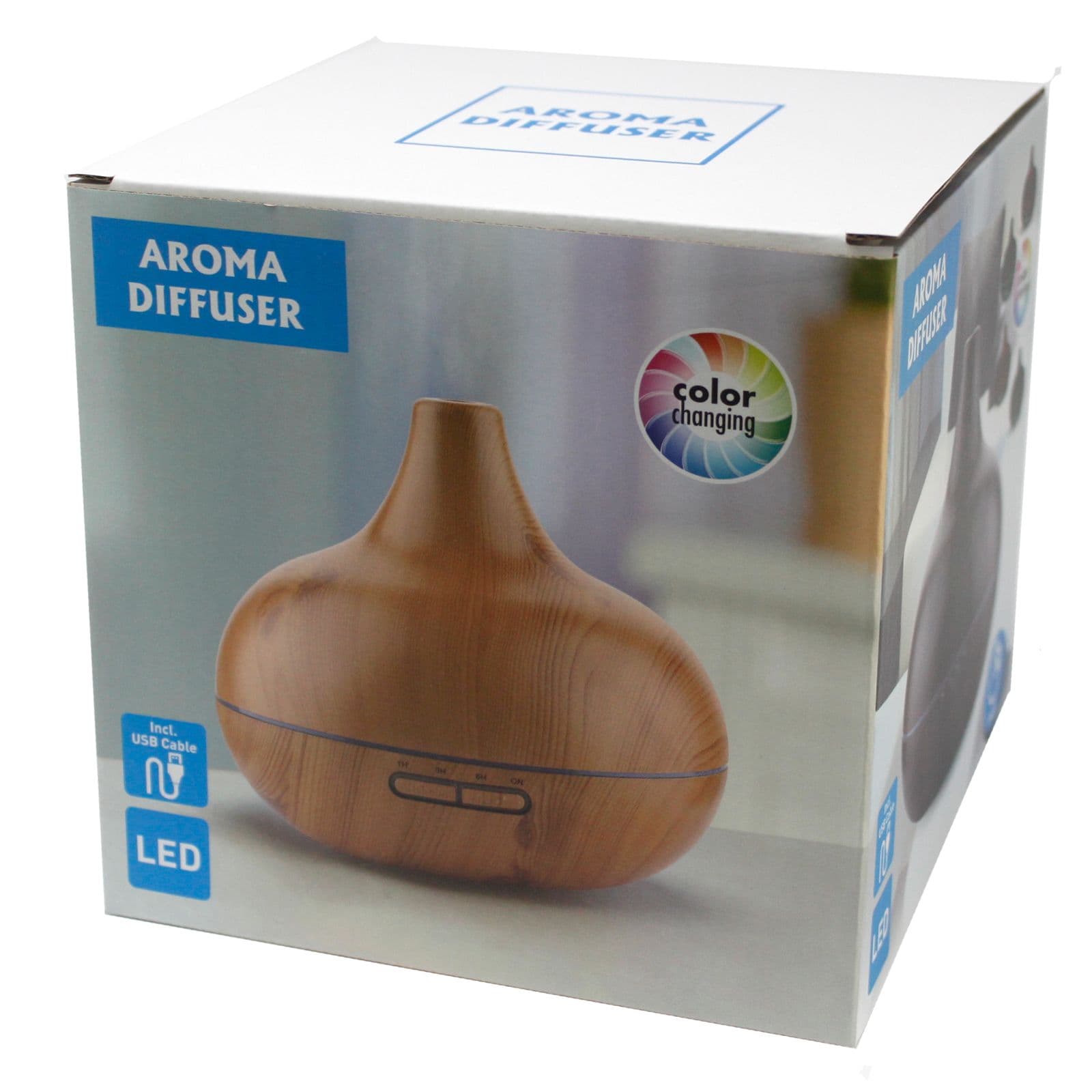 Atomizator Santorini - Efect Coajă - USB - Schimbare Culoare - Timer — imagine 1
